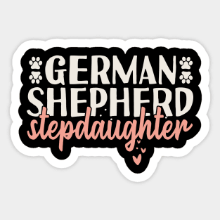 German Shepherd Stepdaughter Sticker